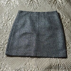 LOFT Gray Pencil Mini Skirt for Work